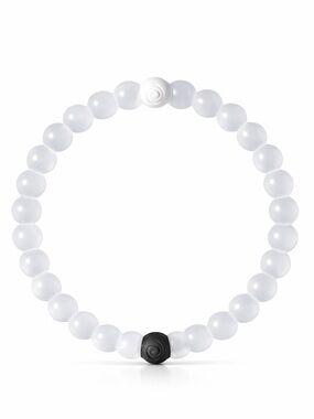 Lokai Classic Clear Bracelet XL Unisex Silicone Balance NWT